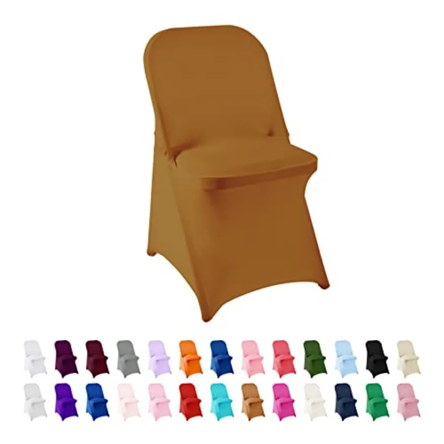 

Spandex Chair Cover25PCS Living Room Folding Chair Covers Removable Chair Covers Washable Protector Stretch Chair Cover for Par