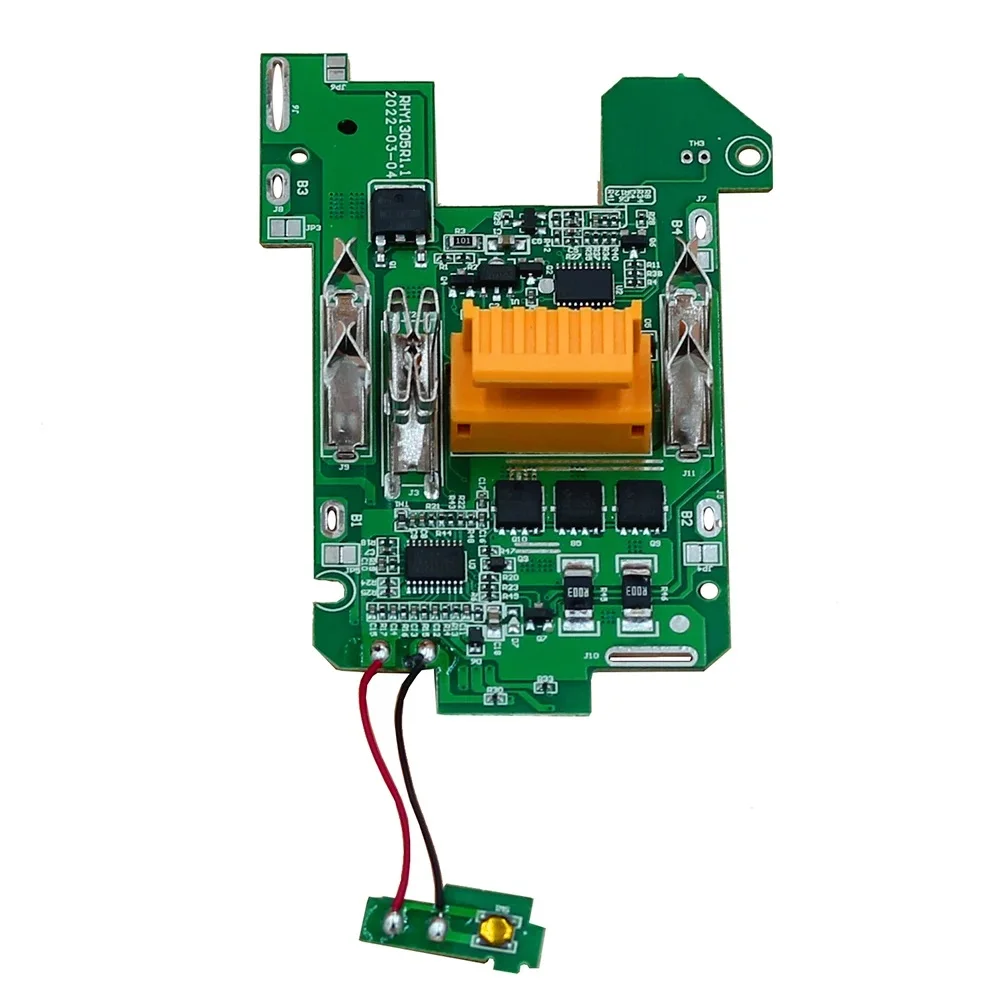 Imagem -04 - Battery Case Bms Pcb Board Proteção de Carregamento Led para 18v Makita Faça Você Mesmo Li-ion Battery Lxt400 Bl1860 Bl1890 Bl18120 20 Pcs Inr18650