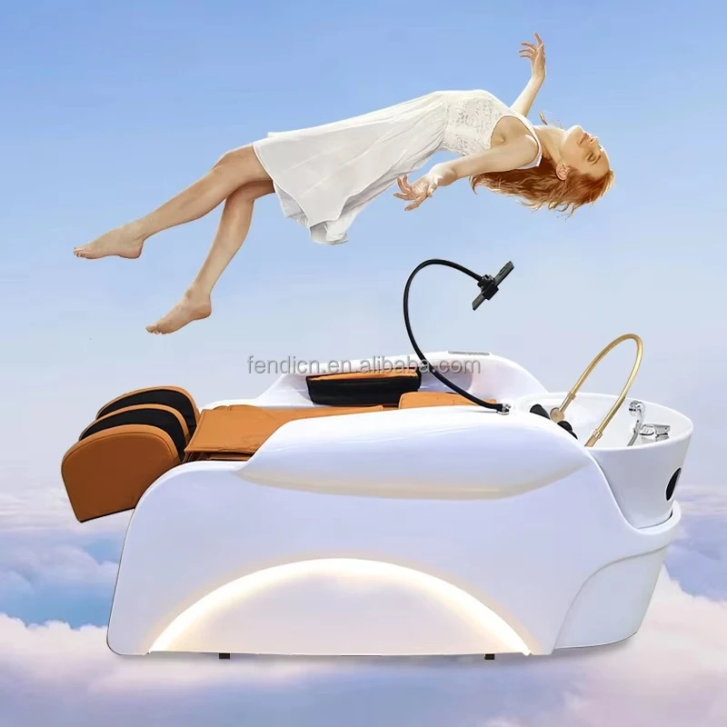 

Hair Salon Furniture Electric Massage Shampoo Bed Water Circulation