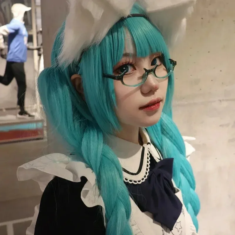 Anime Character Cosplay Red Glasses Role Play Half Frame Eyeglass Without Lens Accessories Eyewear view 5