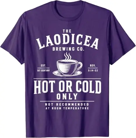 The Laodicea Brewing Co. Heiß- oder Kaltgetränk-T-Shirt mit Bibelvers-Spielerei, Y2K Lukewarm Christlicher Glaube Spruch T-Shirt, Neuheit Geschenk Mode – Detail 12