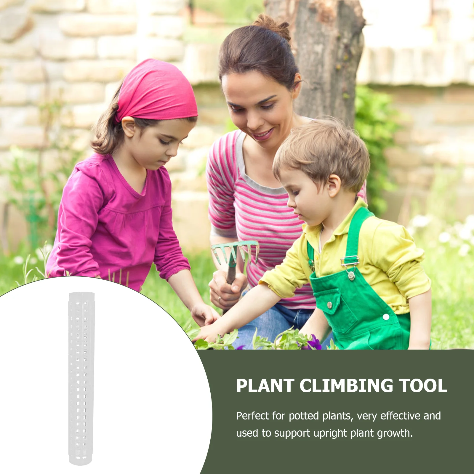 

6Pcs Plant Climbing Column Hard Wear-Resistant Plastic Climbing Tool for Garden Vines Flower Support Pole Plant Extension Column