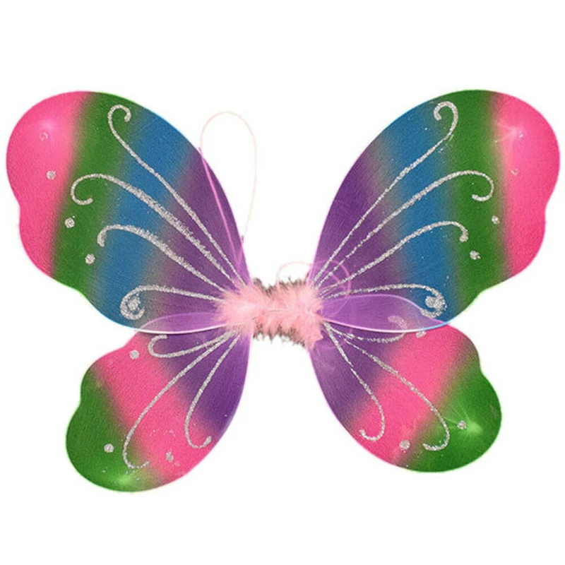 Party Holiday DIY Decorations Princess Girl Fairy Butterfly Wings Fancy Dress Party Costume Fancy Dress Dressing Up Party Prop