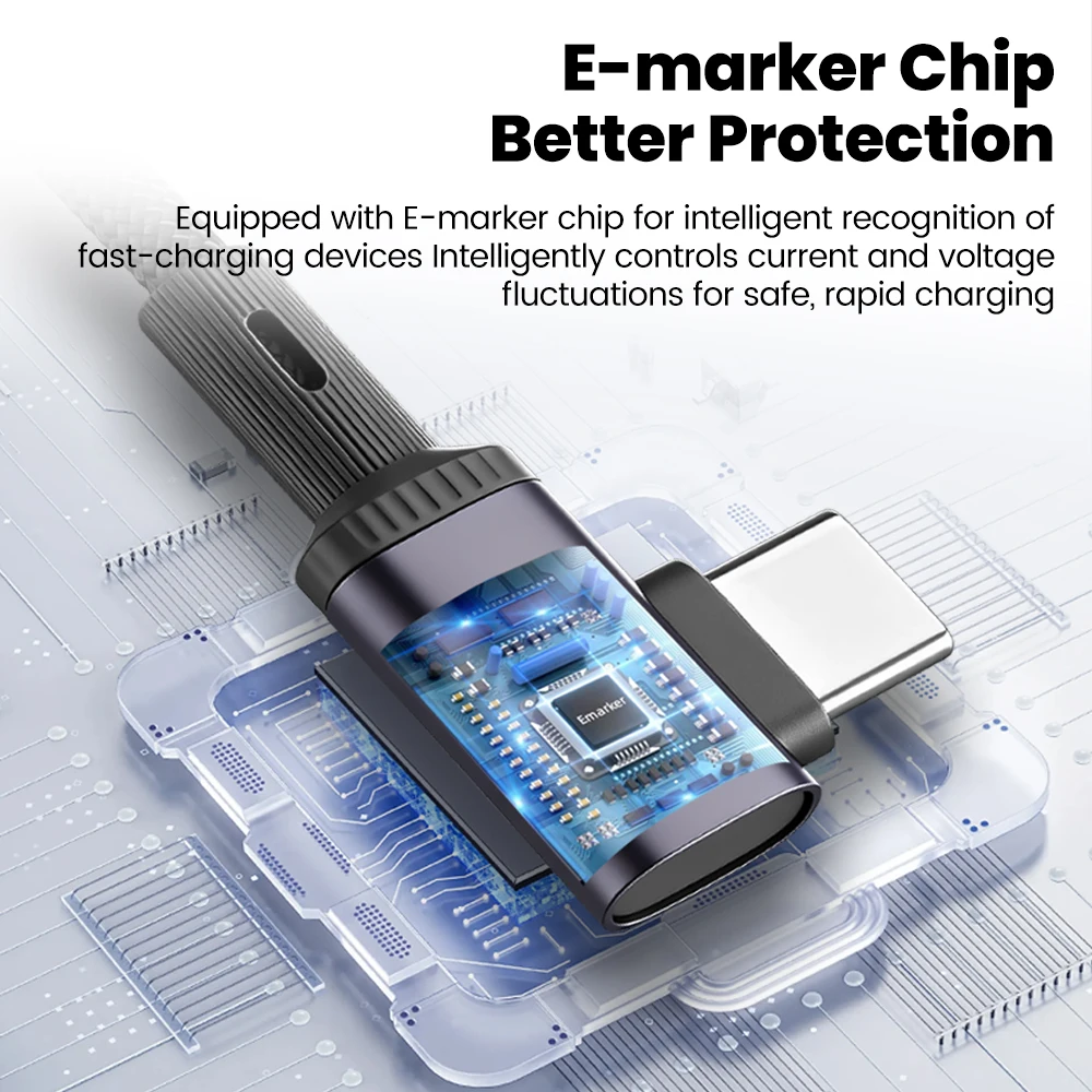 100 واط شحن سريع للغاية USB C إلى USB C كابل بيانات الكوع لعبة الهاتف المحمول نوع C كابل آيفون 17 16 سامسونج كمبيوتر محمول اللوحي