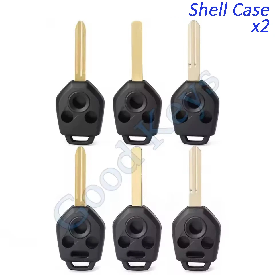 

KEYECU 2 Remote Key Shell Case Fob for Subaru Ascent Crosstrek Forester Legacy Impreza Outback STI WRX 2018 2019 2020 2021 2022