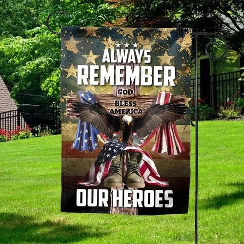NEW - Remember Memorial Day Garden Flag, 4th of July Memorial Day Garden Flag XXH LLP LLX uui