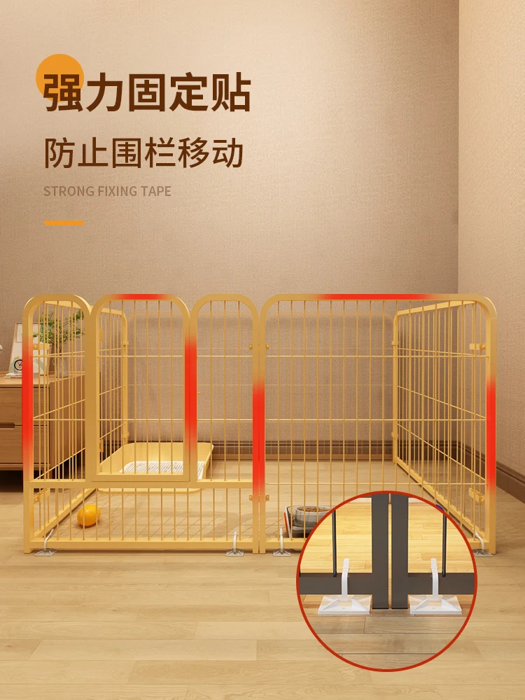 Dog pen Pet fence Small and medium-sized dog kennel Teddy corgi One room One bathroom dog cage