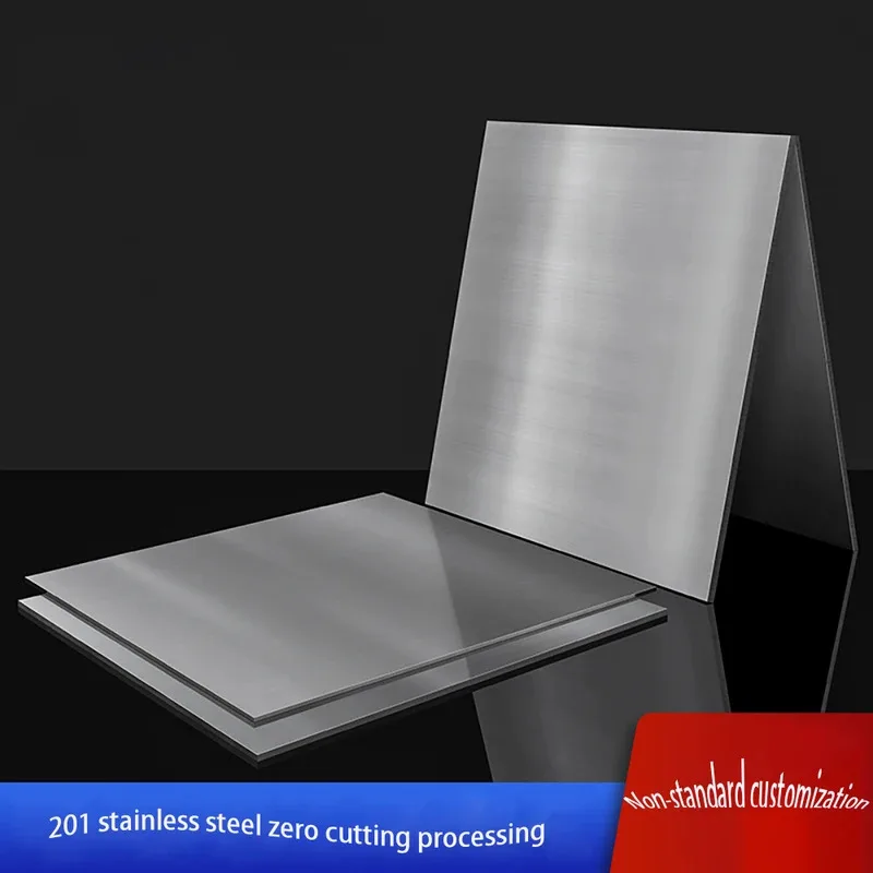 

4mm Thick 201 Stainless Steel Square Plate 50x50mm to 400x400mm Heavy Duty Sheet Metal