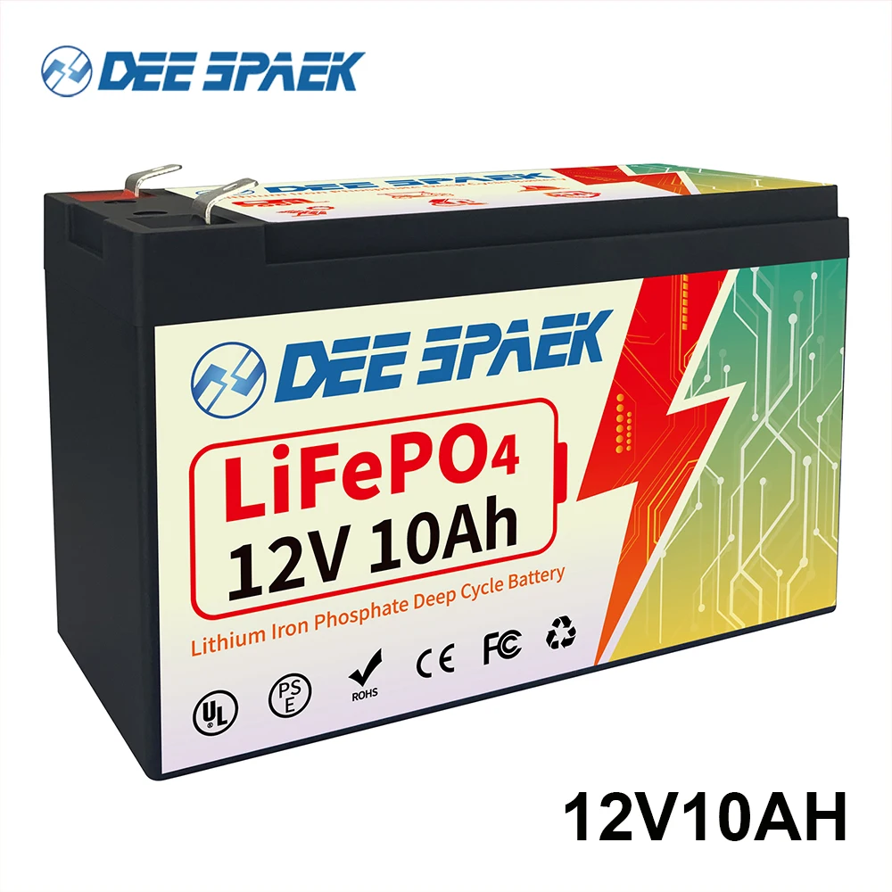 12V 6Ah 10Ah 12Ah LiFePO4 Battery Pack With BMS Lithium Iron Phosphate Energy Storage Batteries For Fish Finder Scooter Kids Car