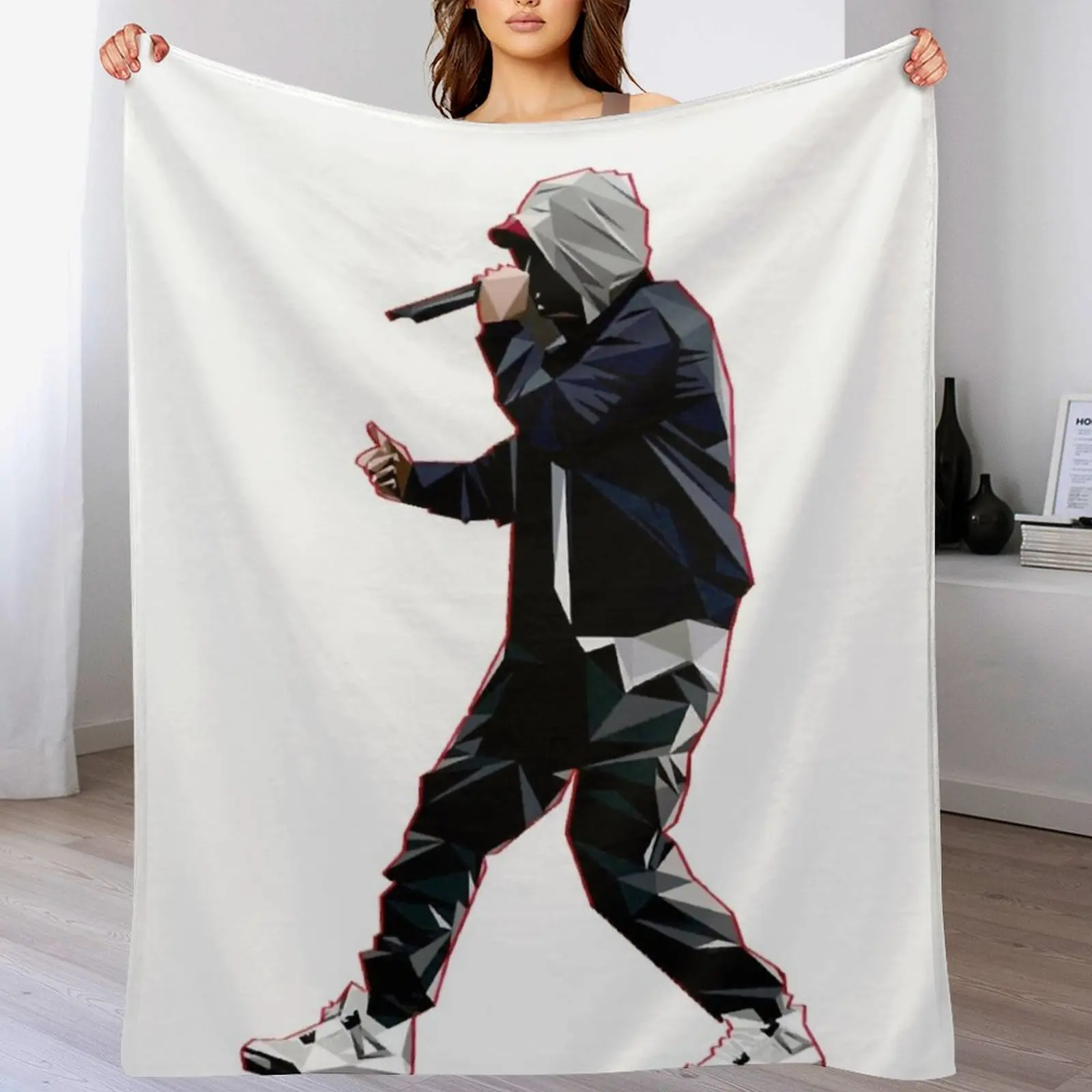 

EMINEM Classic Throw Blanket Foldable Soft Warm Blanket for Outdoor Use