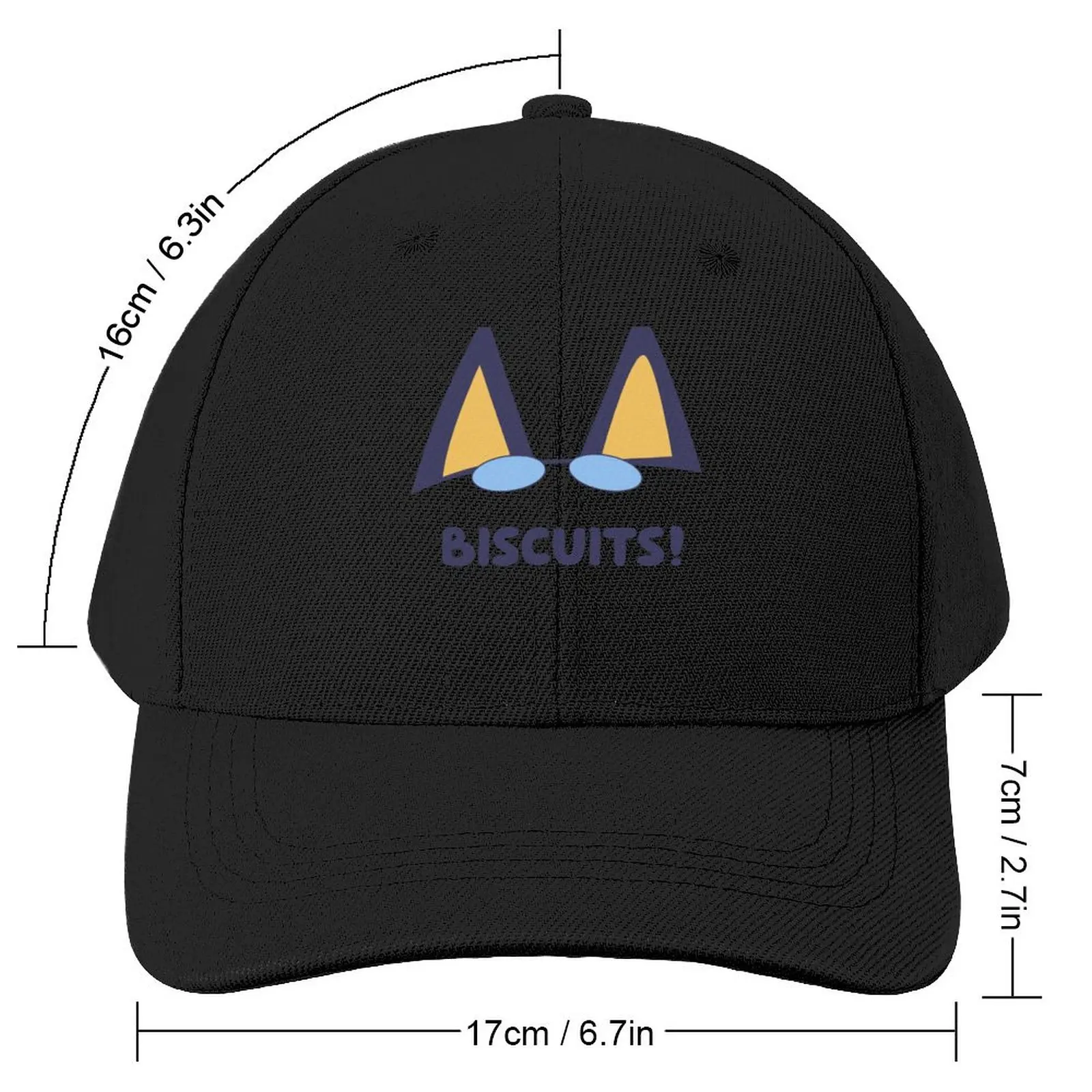 ????? oh biscuits shirt, mum dad cartoon, family fathers day mothers day Baseball Cap tea hats Golf Hat Men Women's