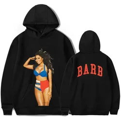 Nicki Minaj Barb men's and women's hooded sweatshirts long sleeved unisex streetwear new hip-hop personality tops