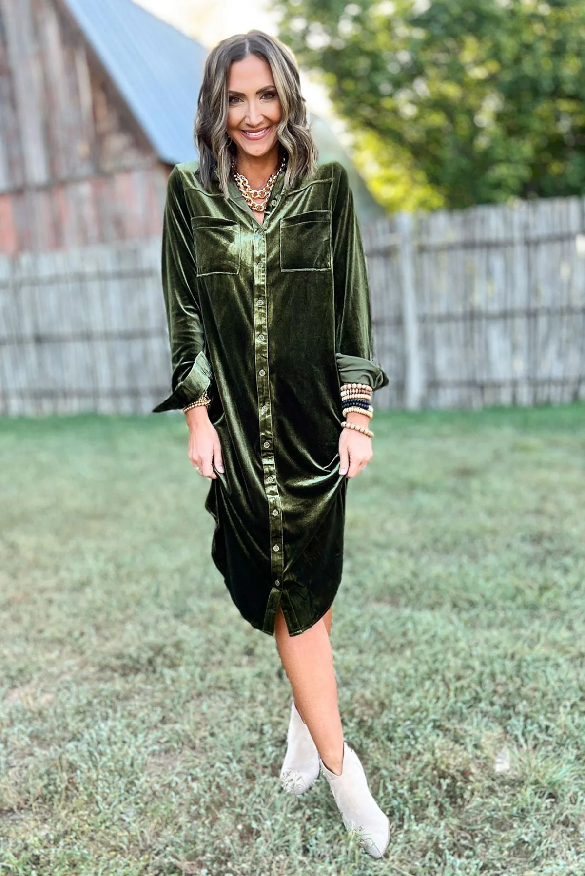 Velvet Casual Loose Irregular Shirt Dresses For Women Fashion Pocket Splicing Long Sleeve Single Breasted Straight Woman Dresse