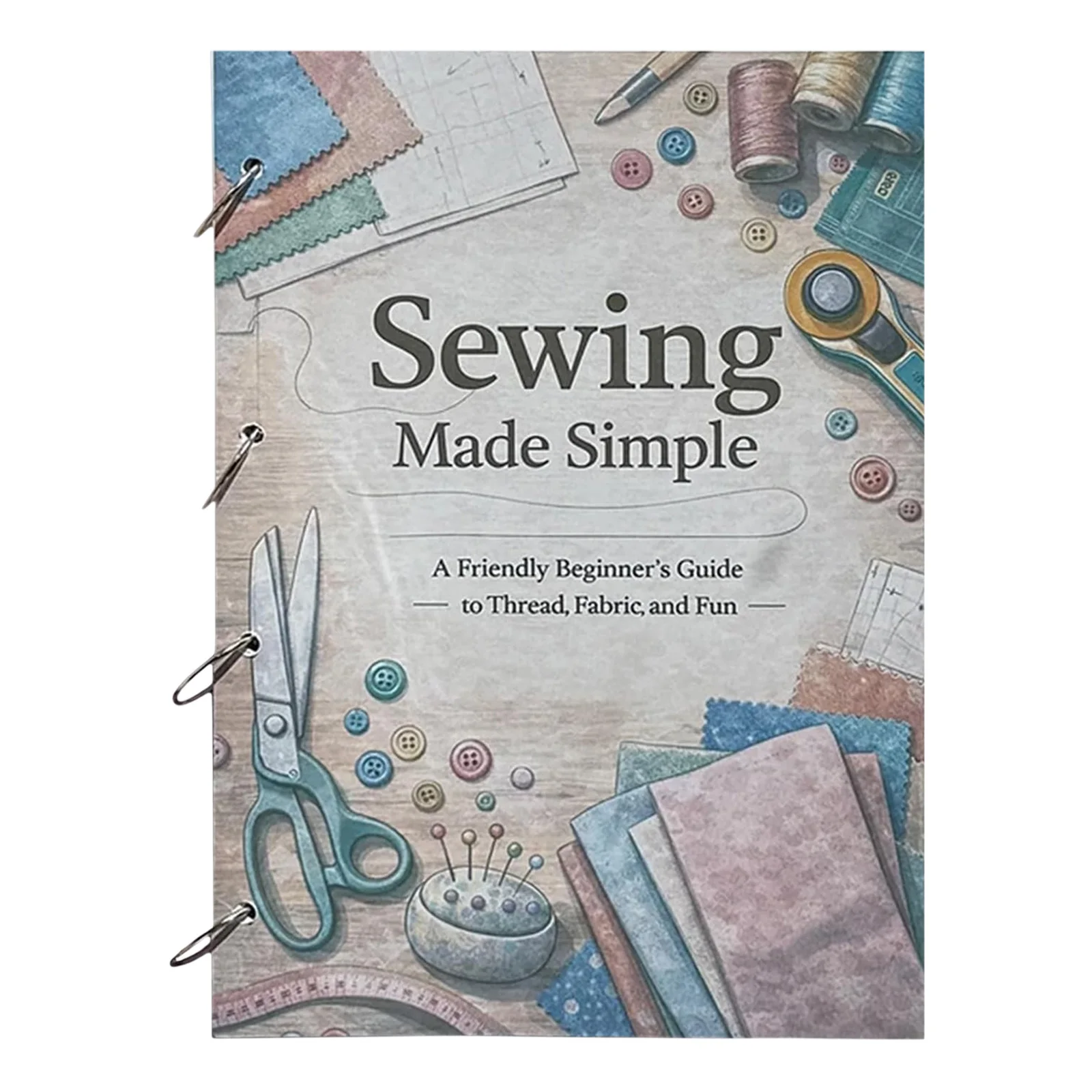 Patrons de couture pour débutants : Comprendre les tissus et créer des projets simples – Guide de couture simplifié – Livre de couture DIY facile pour débutants