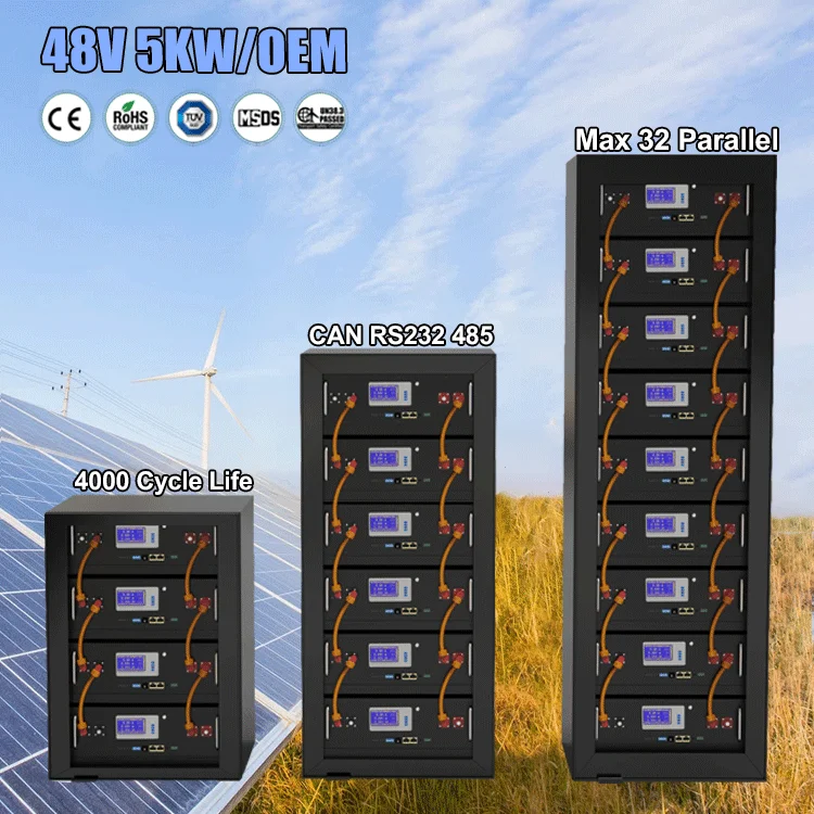 

48V 5Kw Lithium Iron Phosphate Battery 5Kwh Solar LiFePO4 Pack Battery 48V 100Ah Storage Battery