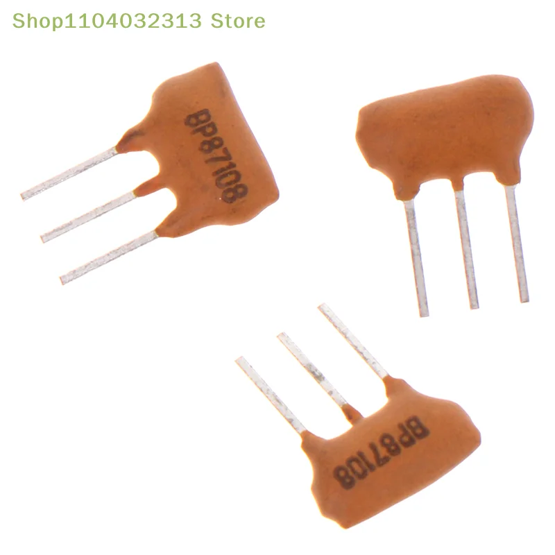 10Pcs BP87108 Ceramic FM Bandpass Filter High Frequency 87-108KHZ 3 Pin Radio Accessories