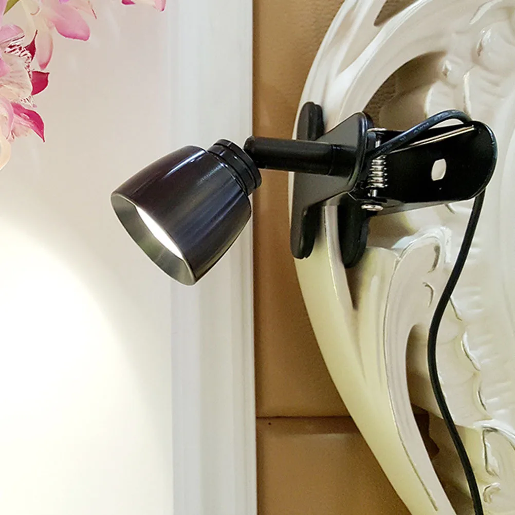 

Led Reading Lamp Usb Rechargeable Eye Protection Clip Light For Bookcase Bedside Office Dormitory Black White
