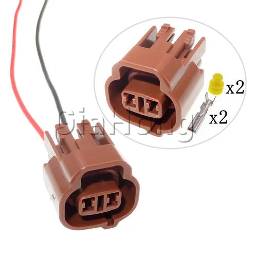 1 Juego de 2 vías de montaje de CA, accesorios para automóviles 6189-0033, conector eléctrico para coche, Sensor de temperatura del agua, toma de Cable