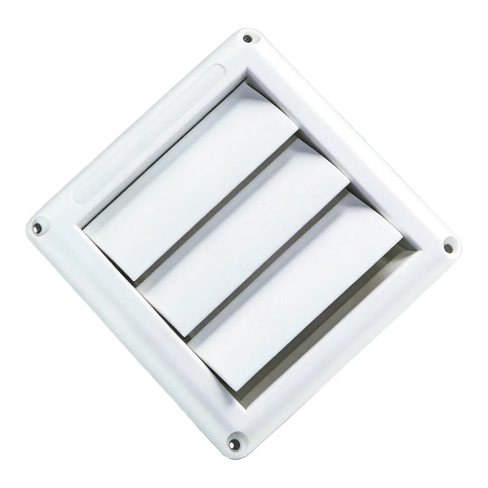 As Shown External Wall Exhaust Automatic Air Closure Mechanism Weatherproof Exhaust Cover Reliable Air Intrusion Barrier