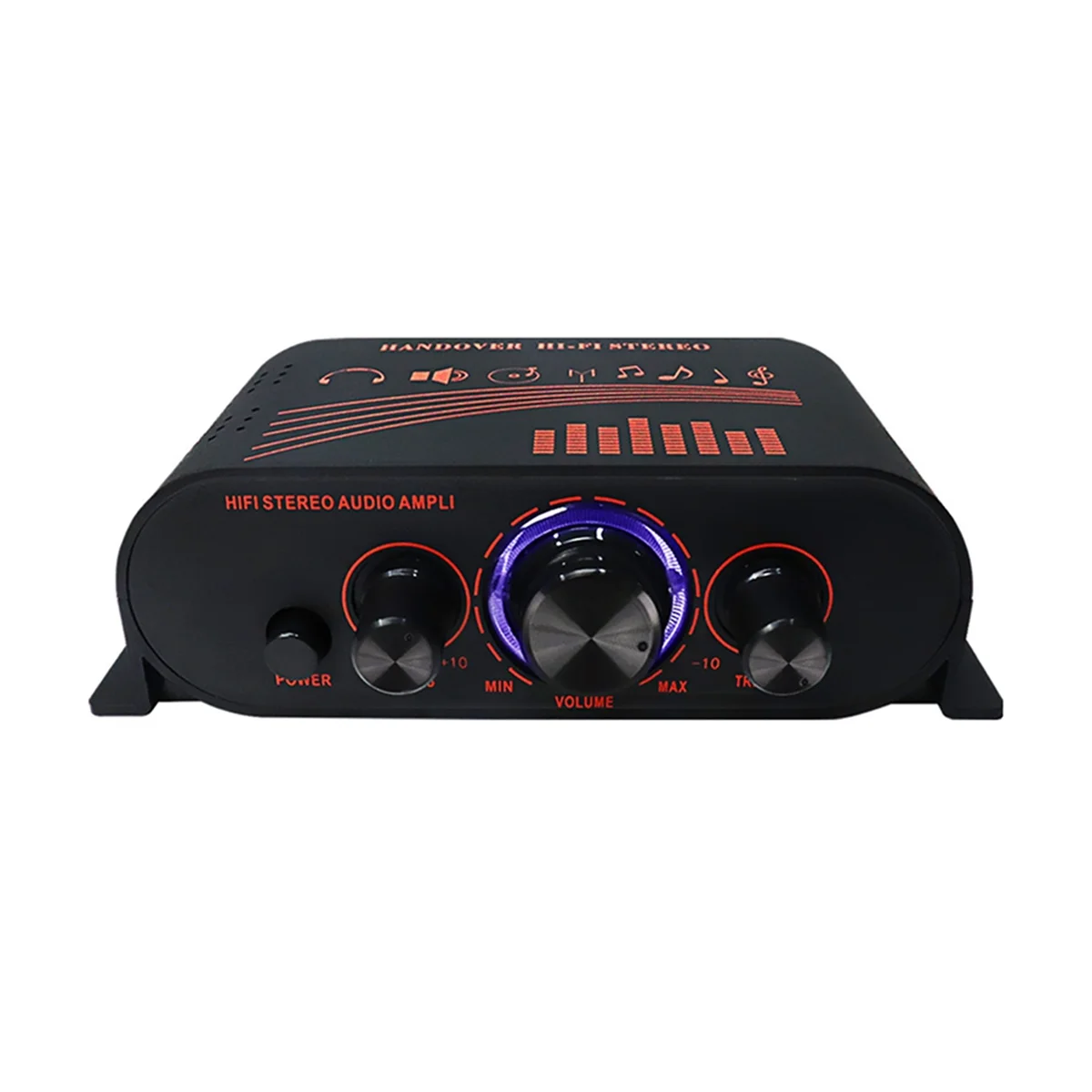 AK170 Compact Size Audio Power Amplifier Portable Sound Amplifier for Car and Home Speaker Amp