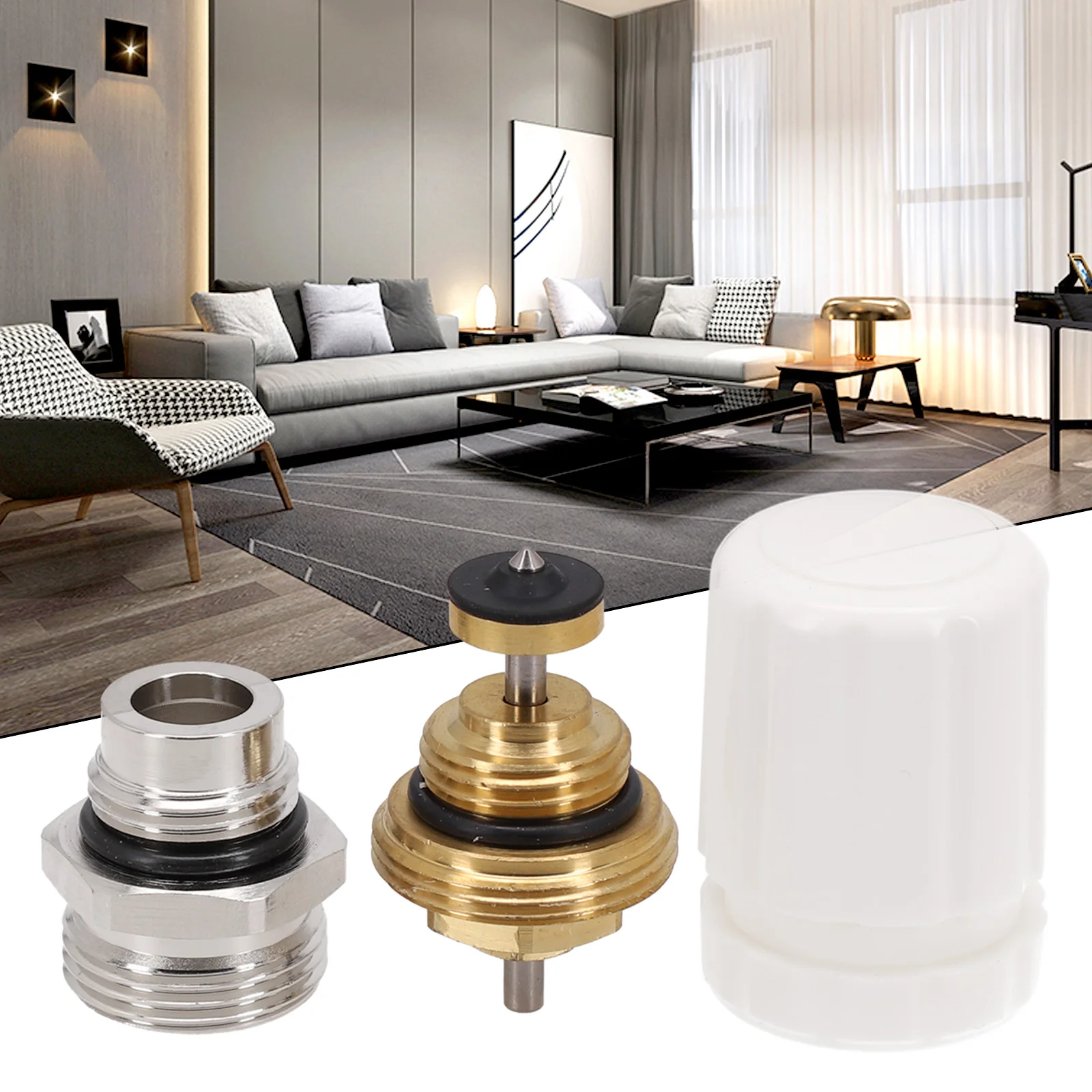Circuit Distributor Valve Insert for durable Brass For Valve Insert G1/2xG3/4 Heating Circuit Distributor Long Life for durable