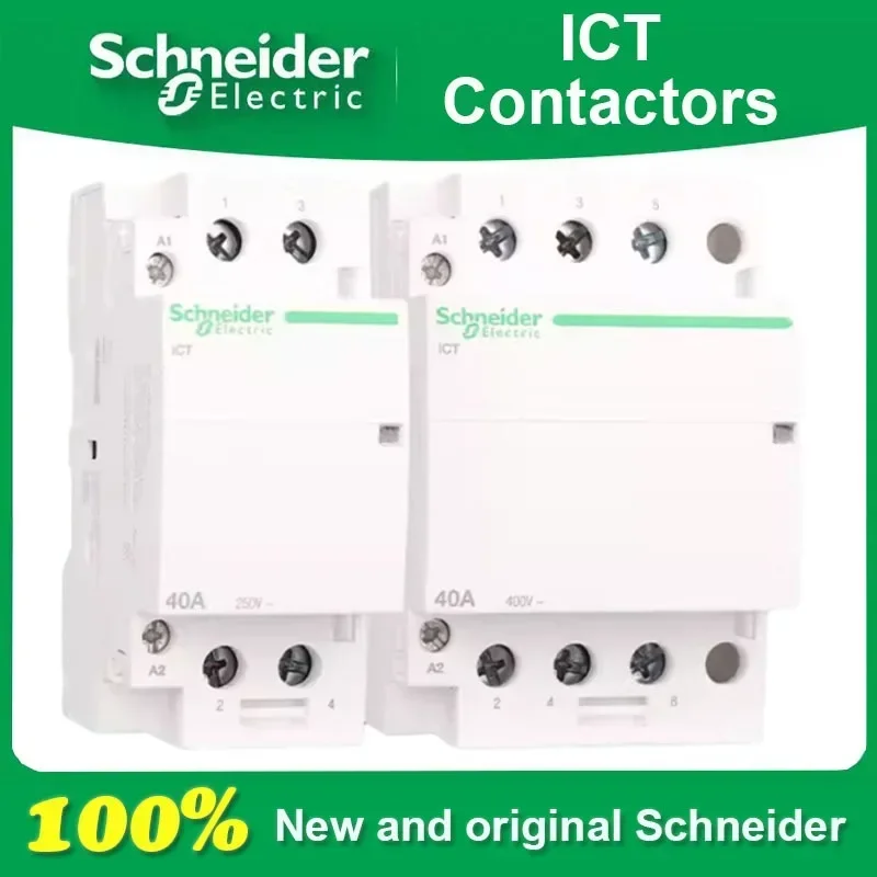 

Schneider Electric ICT 1P/2P/3P/4P NO 16A/25A/40A/63A IACTS Contactors Original Product