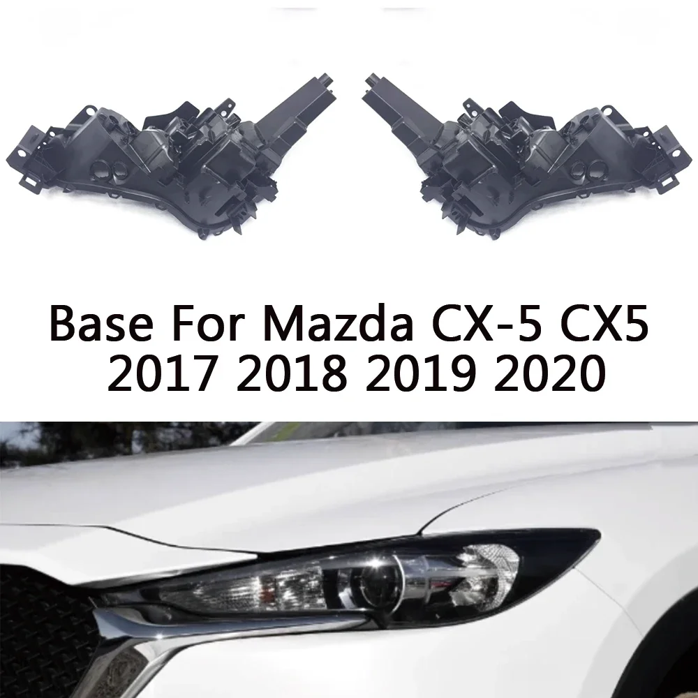 HTTCY Headlight Base for Mazda CX-5 CX5 2017 2018 2019 2020 LED Headlamp House Car Rear Base Headlight Back House with AFS