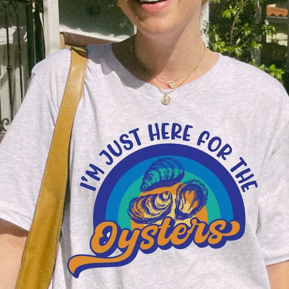 Funny Oyster T Shirt Perfect For Seafood Lovers Ocean Enthusiasts Shellfish Festival Bar Farmer