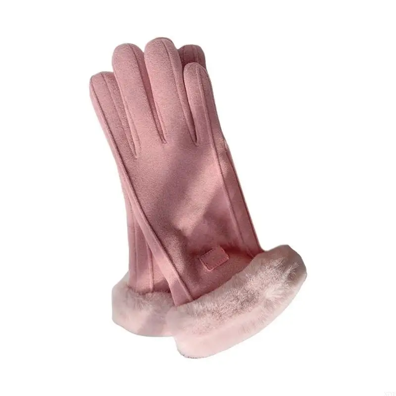 N7YE 2PCS Rękawiczki na zewnątrz Ekran dotykowy Przyjazne rękawiczki unisex zimne pogody na jazdę na nartach i codzienne podróże