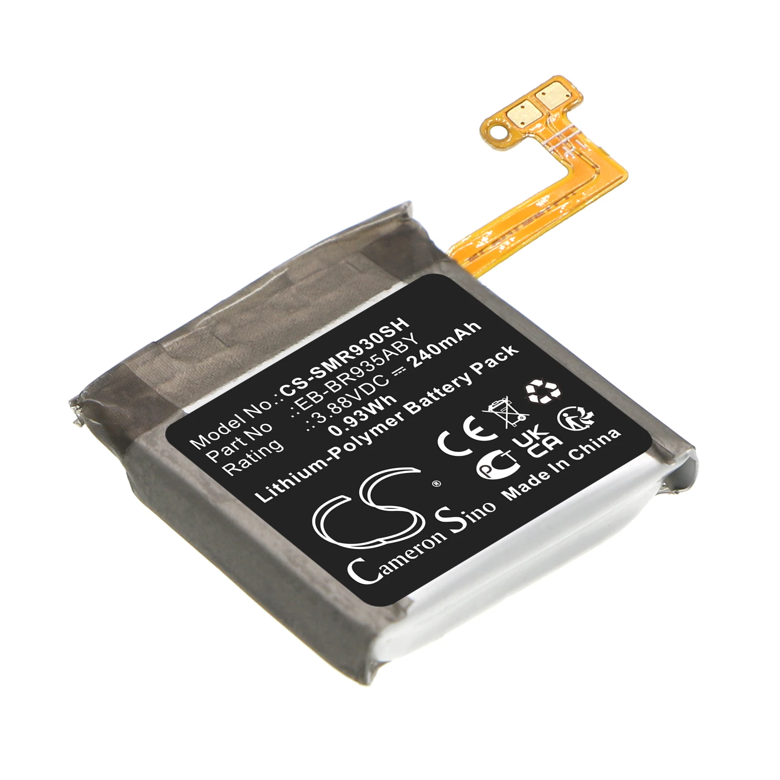 3.88V 240mAh Smartwatch Battery EB-BR935ABY GH43-05156A for Samsung Galaxy Watch 6 40mm, SM-R930, SM-R935 +TOOLS KIT