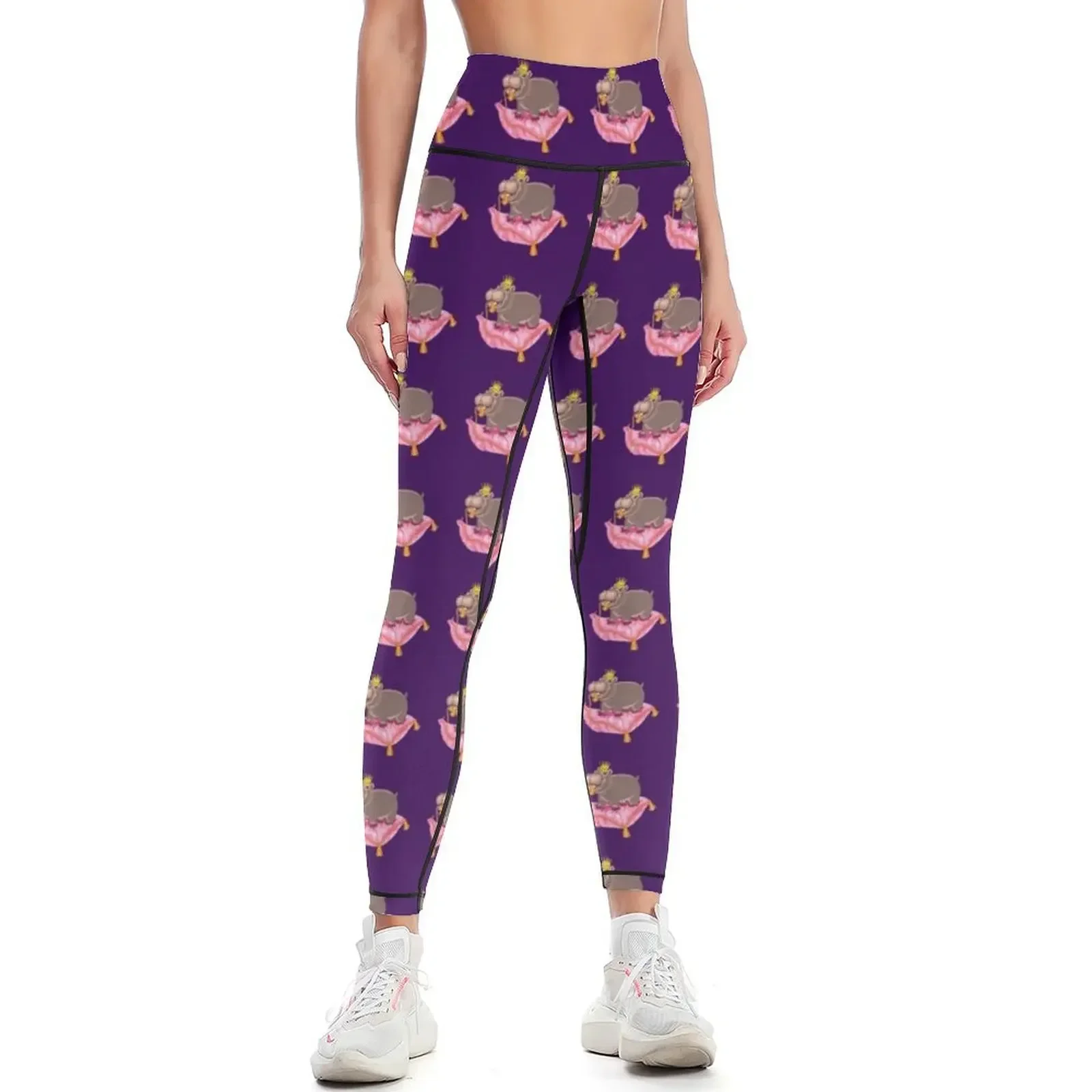 

Baby Fiona Playful Hippo Leggings high waist sportswear gym Sportswear woman gym gym sportswear woman Womens Leggings