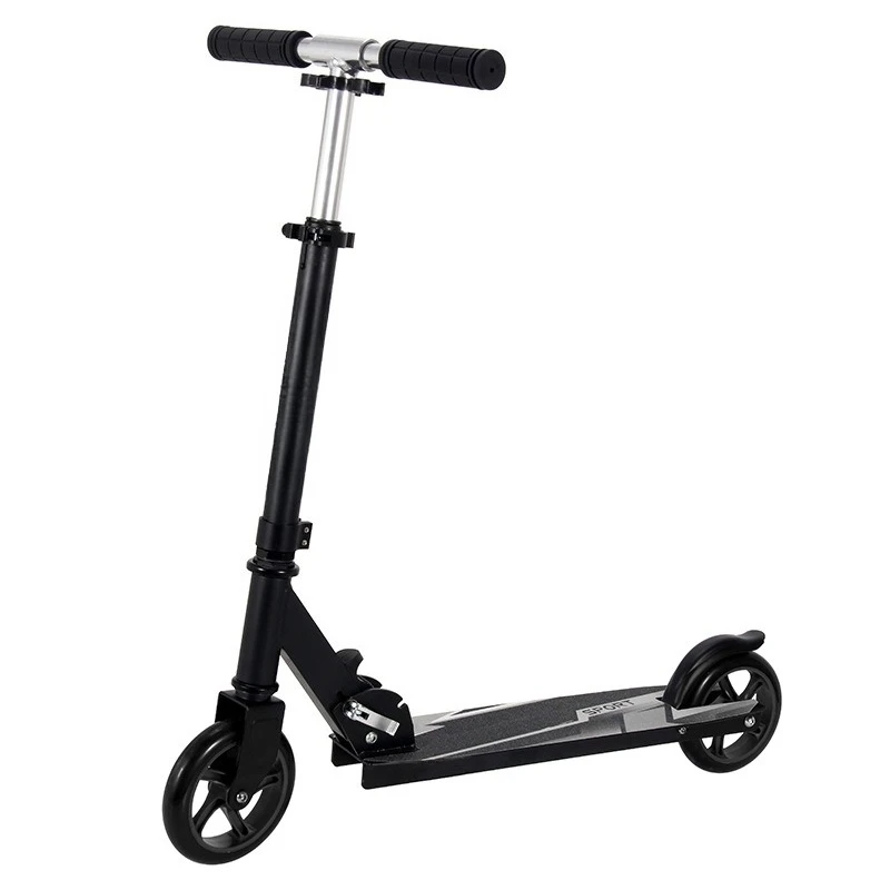 

Children's two-wheeled scooter two-wheeled aluminum alloy foldable scooter portable scooter