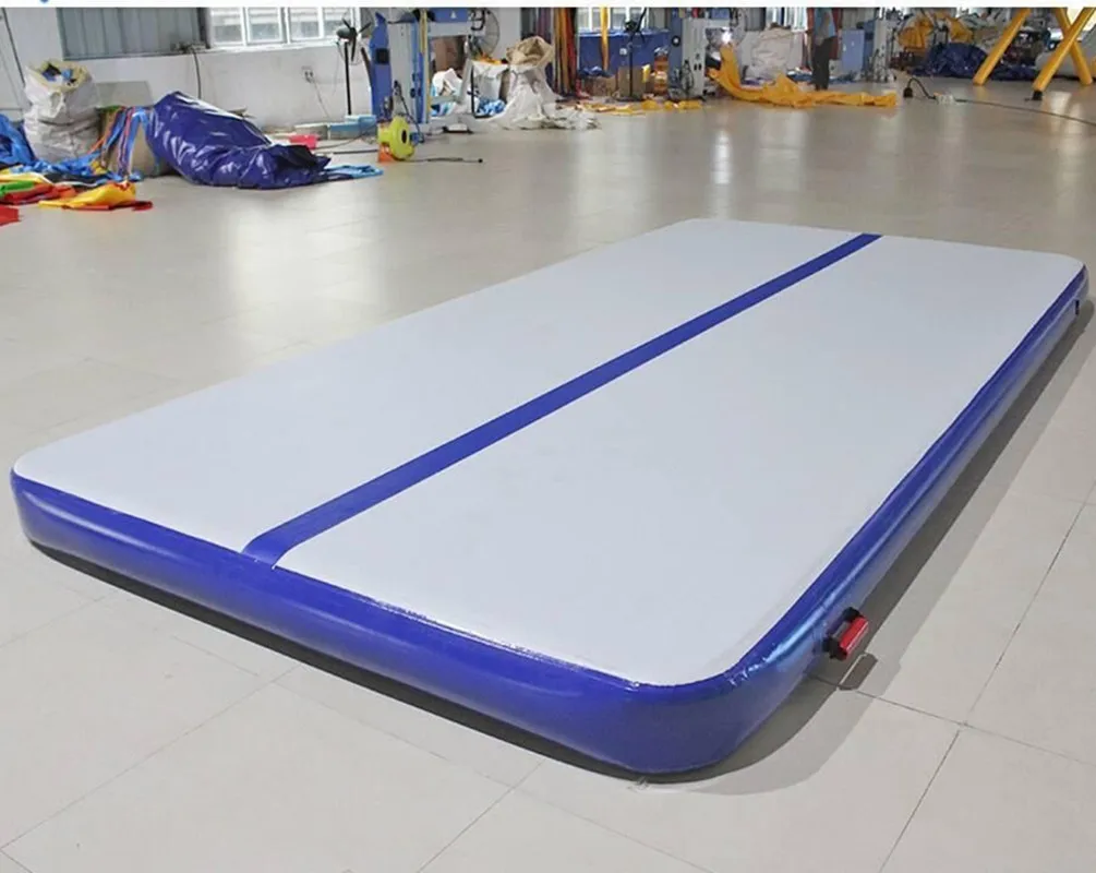 Free Shipping 6*1*0.1m Factory DWF Gymnastics Air Floor Inflatable Air Tumble Track For Yoga Training / Home Use