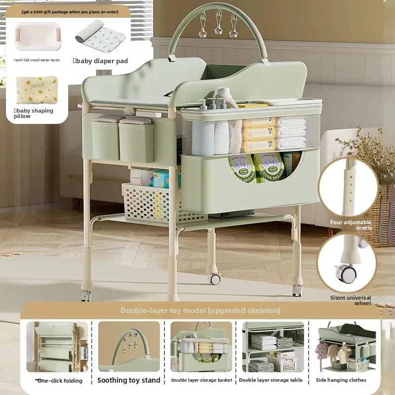 Babyfond Baby care table, baby diaper changing table, newborn bath massage, foldable multifunctional