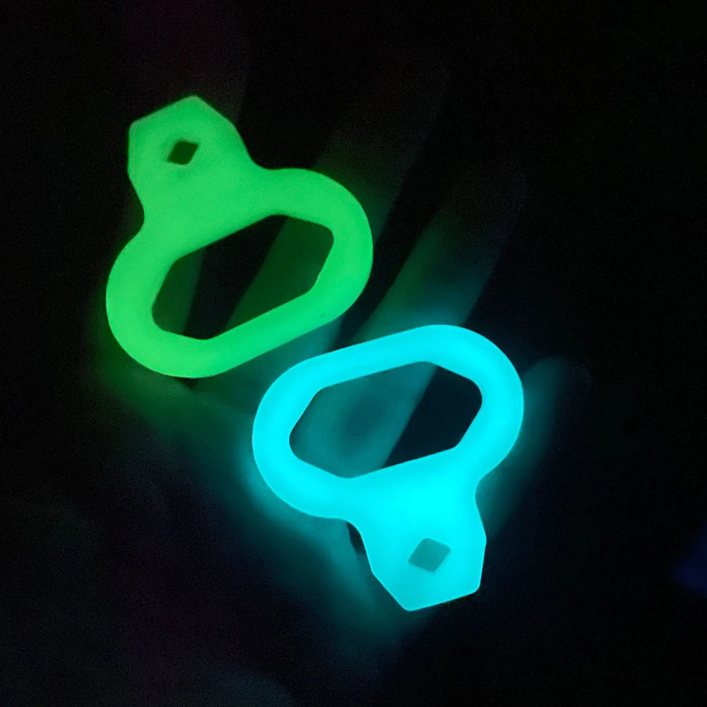 

For Scuba Divers Luminous Silicone Diving Regulator Octopus Holder Quick Release Clip 54606mm 35g Blue-Green Night Safety