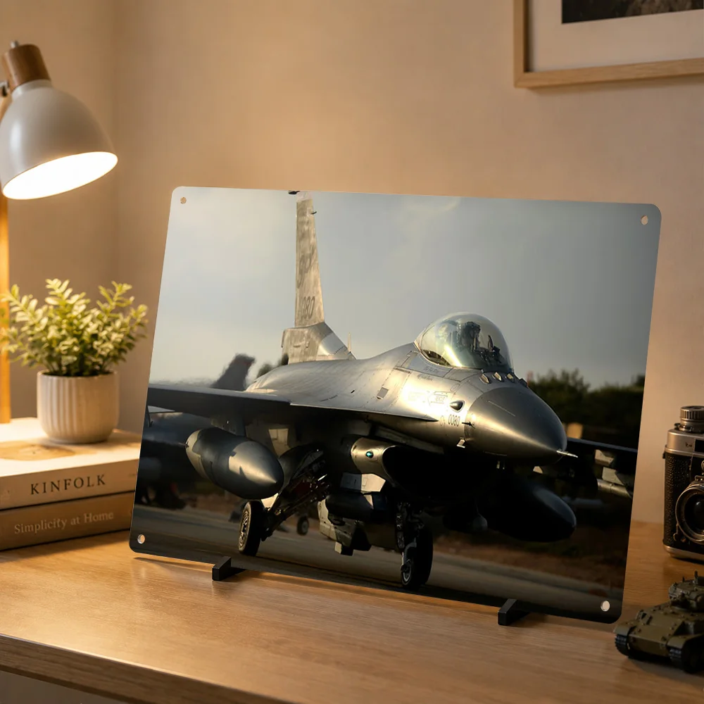 USA Fighter Jet Metal Poster Perfect Gift for Fans Lovers Customized Wall Art Metal Sign for Living Room Decoration Wand Deko