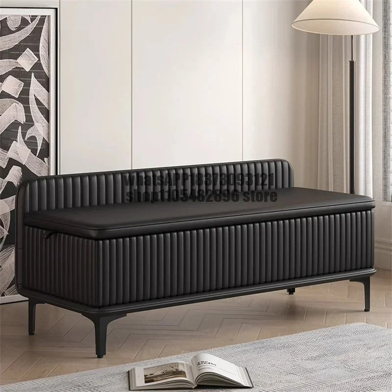 

Entrance Hall Storage Shoe Changing Bench Bedroom Bed End Bench Living Room Minimalist Ottoman Designer Stool Home Furniture