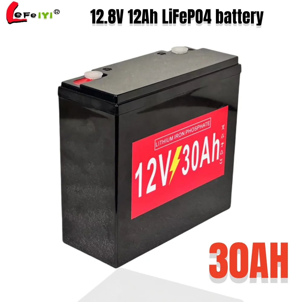 12V/12.8V 30Ah LiFePO4 battery, lithium iron phosphate battery, bicycle, touring car, solar energy, wind energy, tax exemption