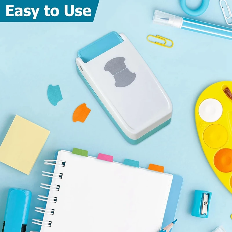 2 pz File Tab Punch Per L'artigianato 1.5In 2 Forme FAI DA TE Indice Tab Puncher Etichetta Tag Carta Punch Per Scrapbooking Libro Schede