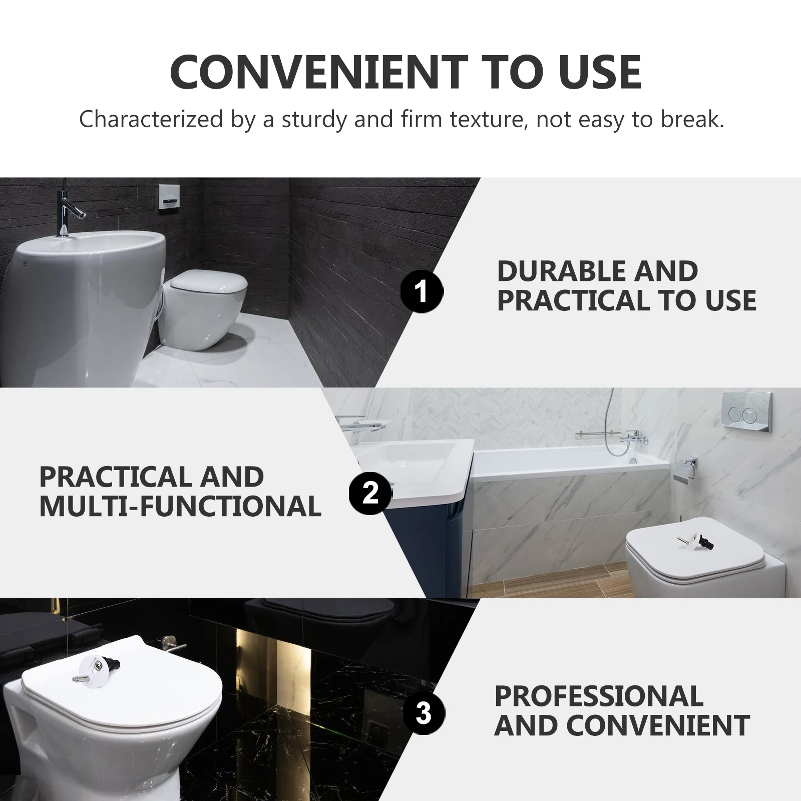 

2Pcs Toilet Tank Seal Ring Compatible Most Standard Toilets Easy Installation Kit Fill Valve Seal for Toilet Tank