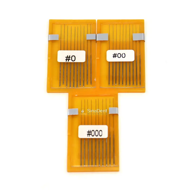10pcs/Pack Dental Barbed Broaches withtout Handle 0 00 000 Endondontic Root Canal Files Stainless Steel Dental Instrument - Image 3