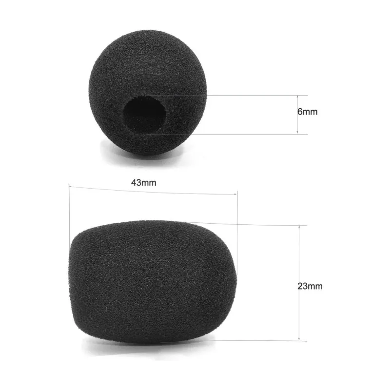 [NEW!】 Noise Reduction Cover For TELEX AIRMAN 750 760 Mic Windscreen Foam- Replacement For Pilot Headsets