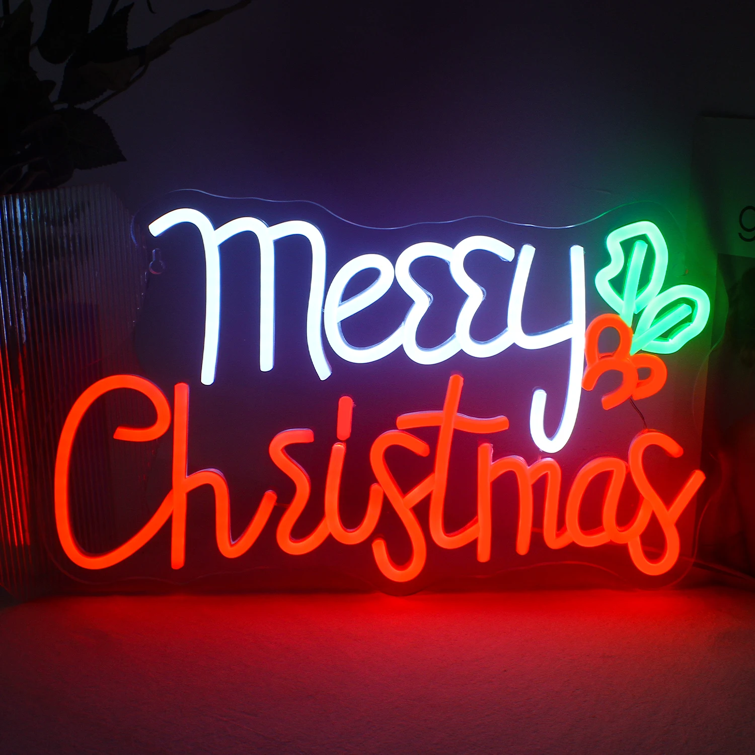 

Merry Christmas Neon Sign Wall Decor Usb Light Up Sign Bedroom Home Party Christmas Decorations Led Neon Light Family Kids Gifts