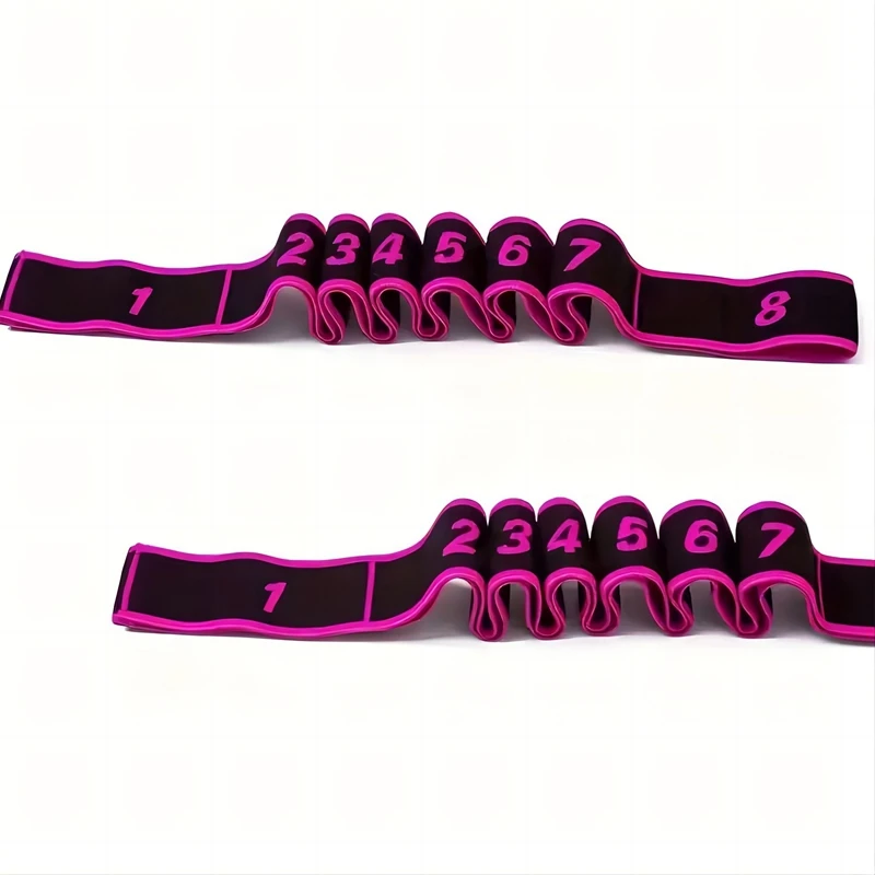 

Эластичная лента для йоги из полиэстера и латекса, эластичная лента для латиноамериканских танцев, фитнеса, йоги, пилатеса, тренировок в спортзале, эластичная лента сопротивления