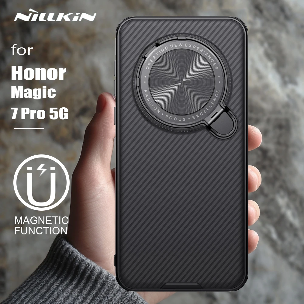 

for Honor Magic 7 Pro 5G Case Nillkin CamShield Prop Magnetic Case with Stand Camera Case for Honor Magic 7 Pro Lens Cover