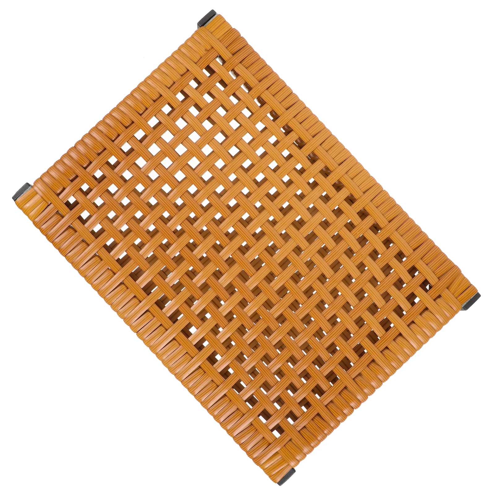 

Japanese Style Breathable Seat Cushion Summer Cooling Pad Small Rattan Mat Indoor Outdoor Comfortable Seating Mesh Design Home