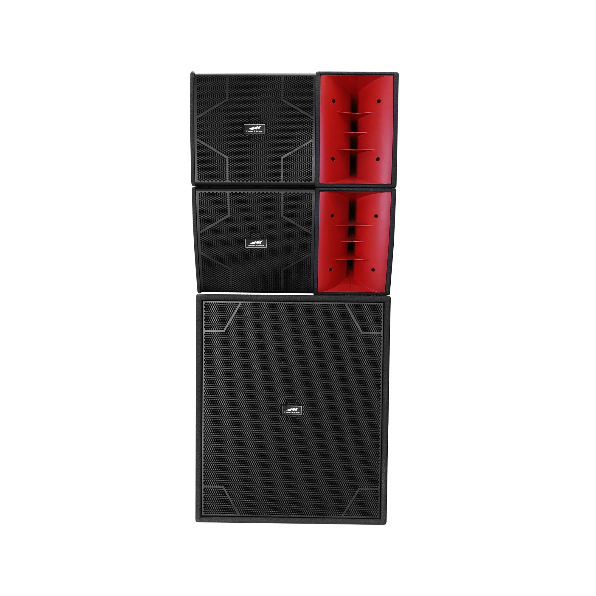 V High Output 22-Inch Subwoofer With High Power Stage Concert Outdoor Professional Sound System
