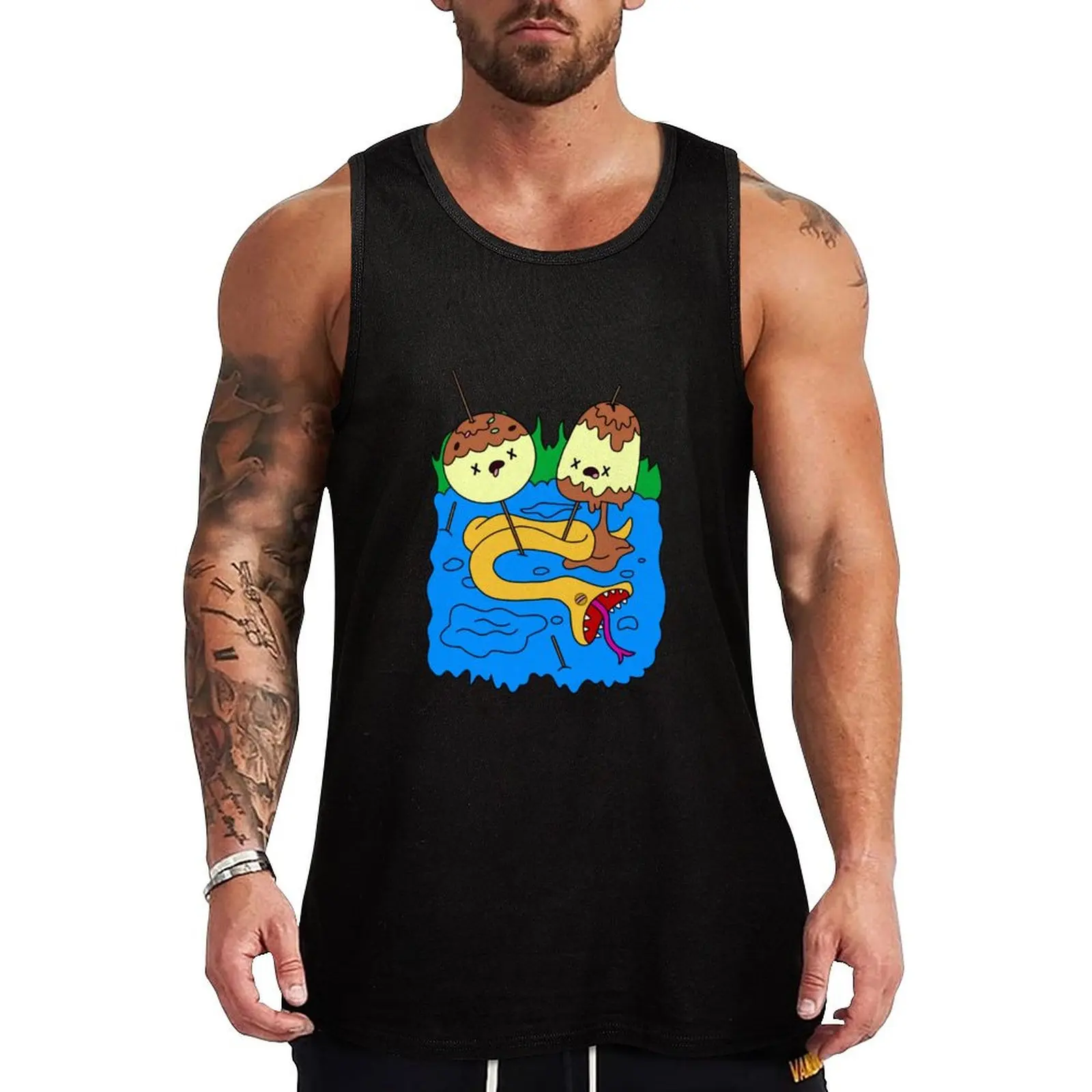 

Bubblegum rock shirt Tank Top Men's sleeveless t-shirt Men's clothing brands Fitness men clothing anime top