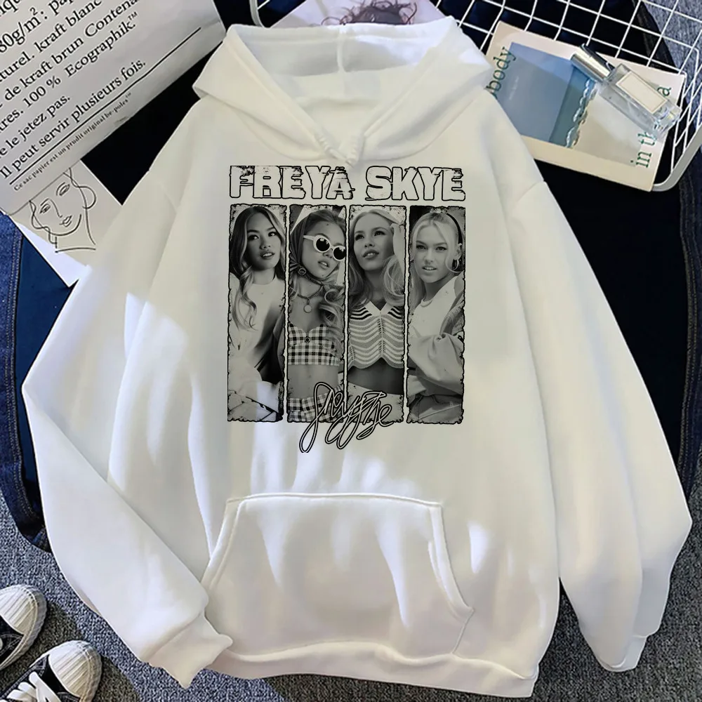 Freya Skye hoodies kawaii fashion y2k 2000s sudadera mujer cutecore Korean Pockets