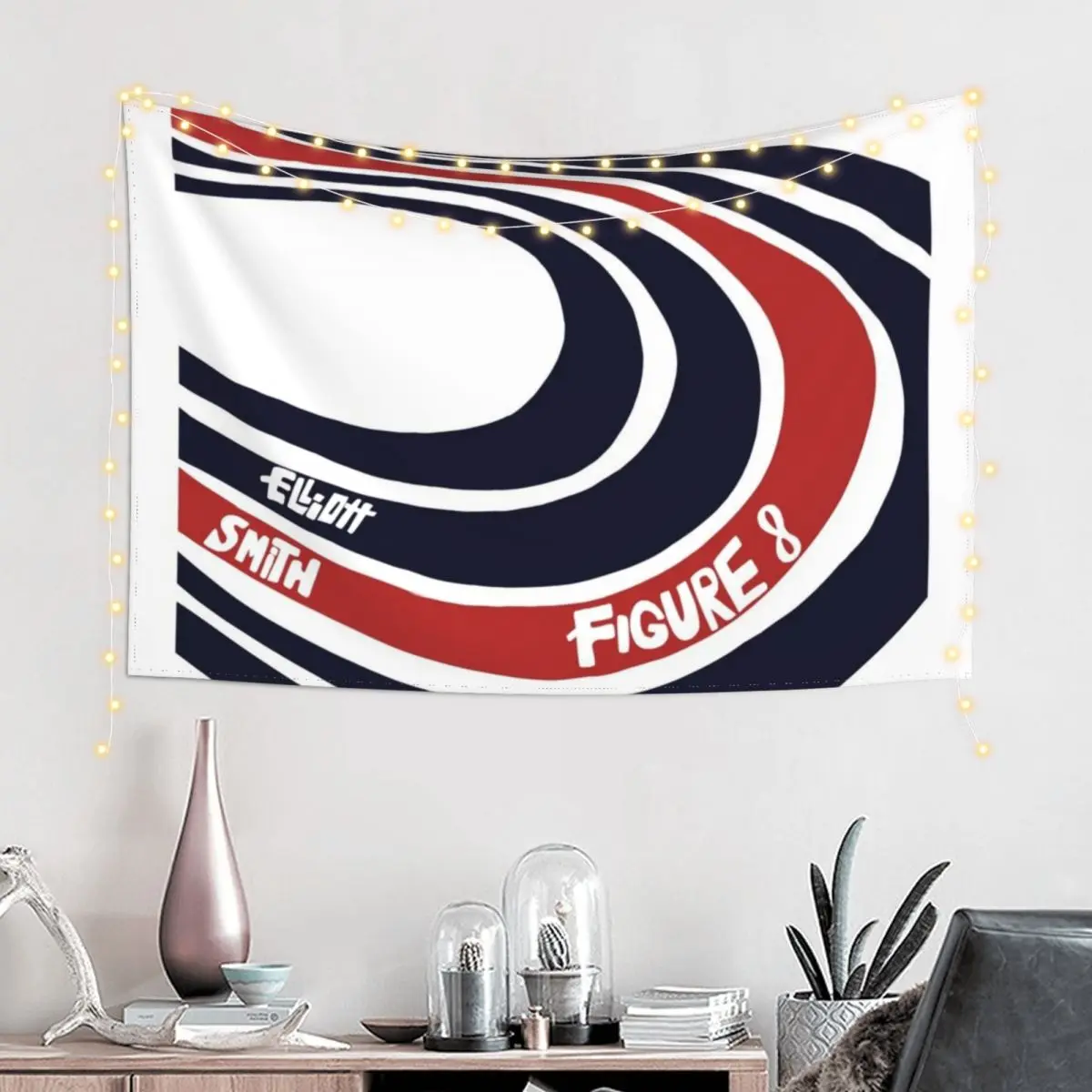 Elliott Smith Figure 8 Tapestry Living Room Decoration Wall Art Room Decorations Aesthetics Outdoor Decoration Tapestry